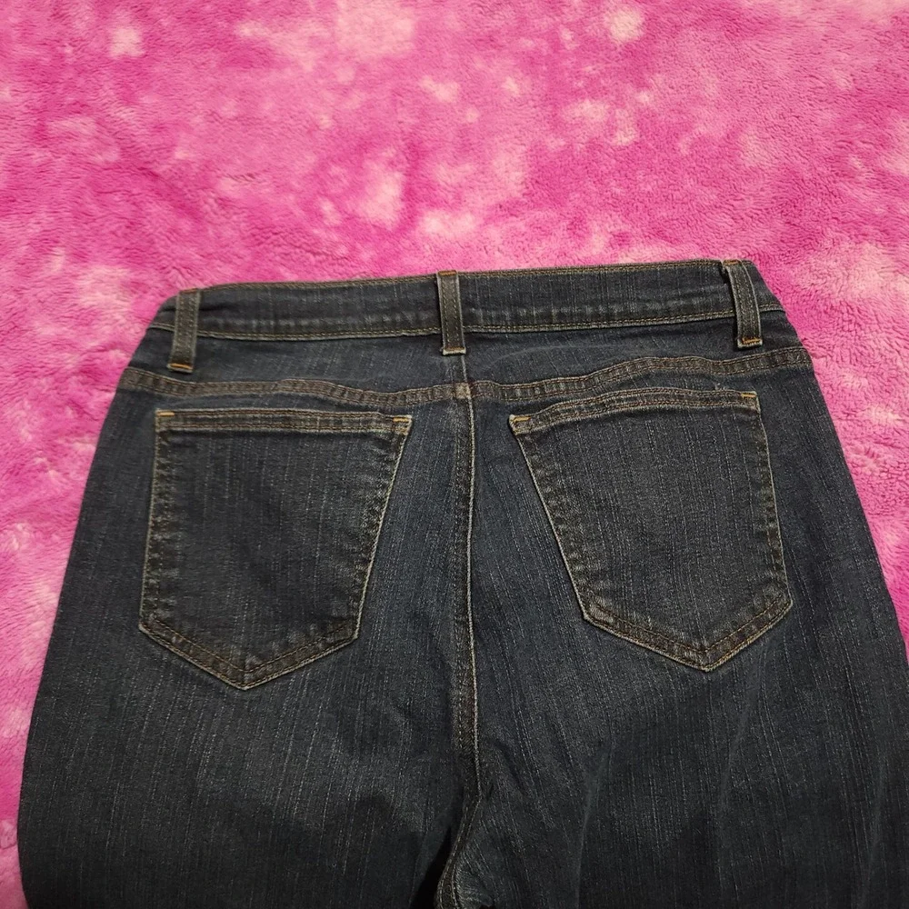 DKNY Jeans Women's 8L Bootcut‎ Blue Denim Stretch Jeans Long Inseam